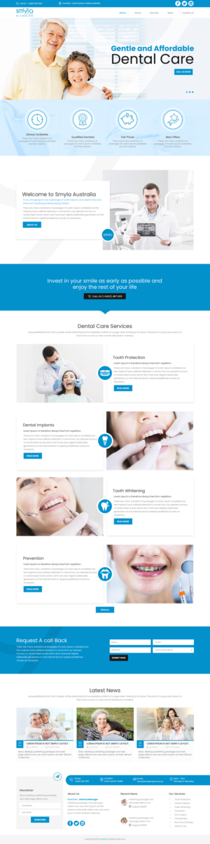 Web Design by sai.designer87 for this project | Design #22347456