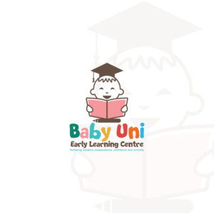 Baby Uni Early Learning Centre  - Nurturing initiative, independence, confidence and curiosity | Logo Design by Graphic Bricks