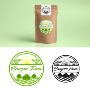 Canyon Farm | Logo-Design von Amethystica