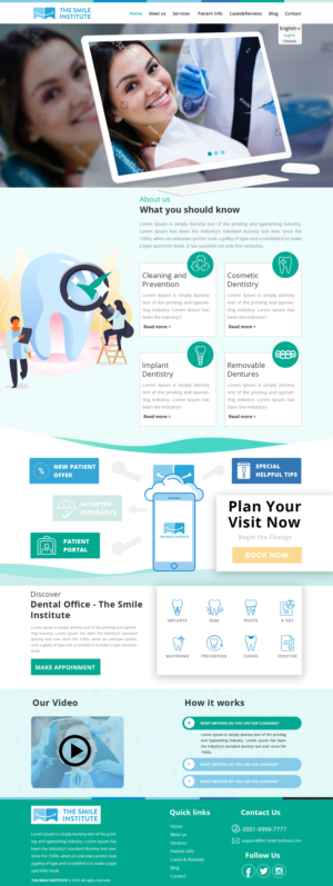 Web Design by Bright Star for united states service center for overseas students,inc | Design #22354885