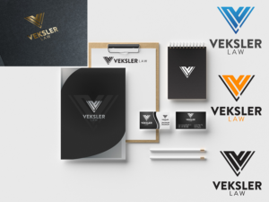 Just a stylized "V" or Veksler or Veksler Law | Diseño de Logo por IdentsArt