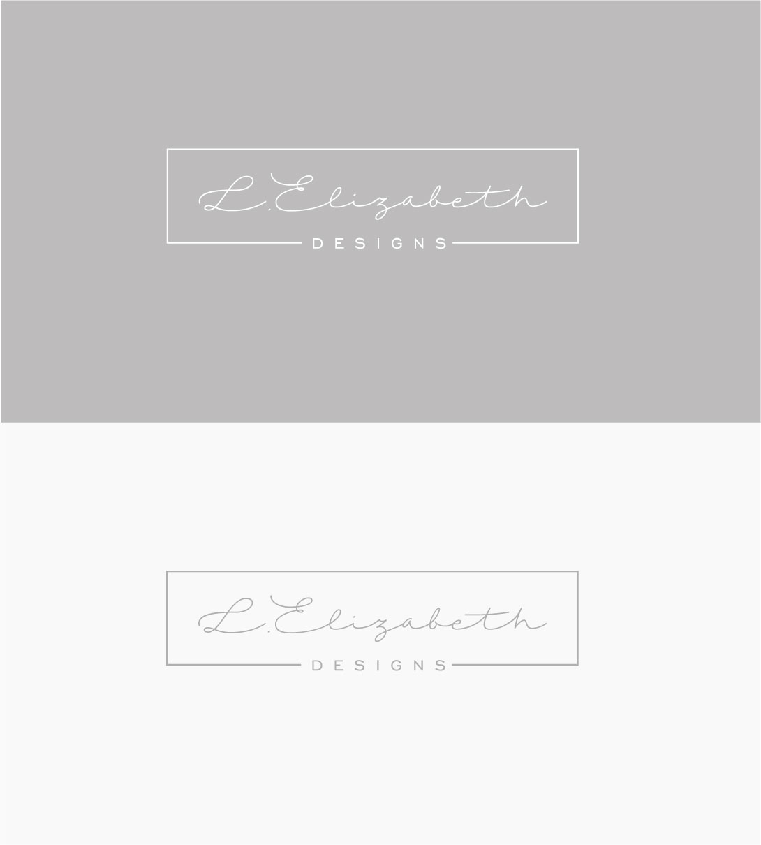 Logo Design by Birdcage for L. Elizabeth Designs, LLC | Design #22355684