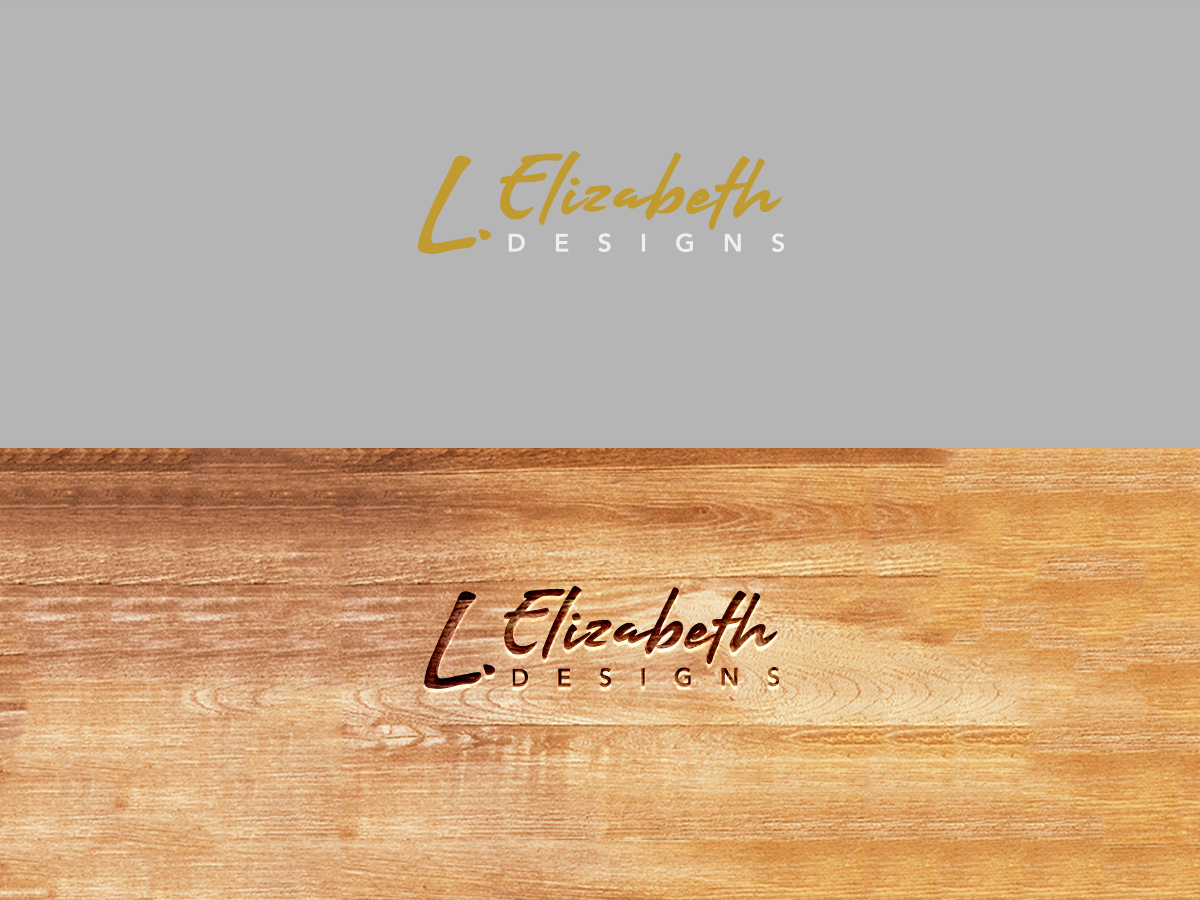 Logo Design by benito for L. Elizabeth Designs, LLC | Design #22337286