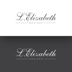 Logo Design by yhutomo for L. Elizabeth Designs, LLC | Design: #22339858