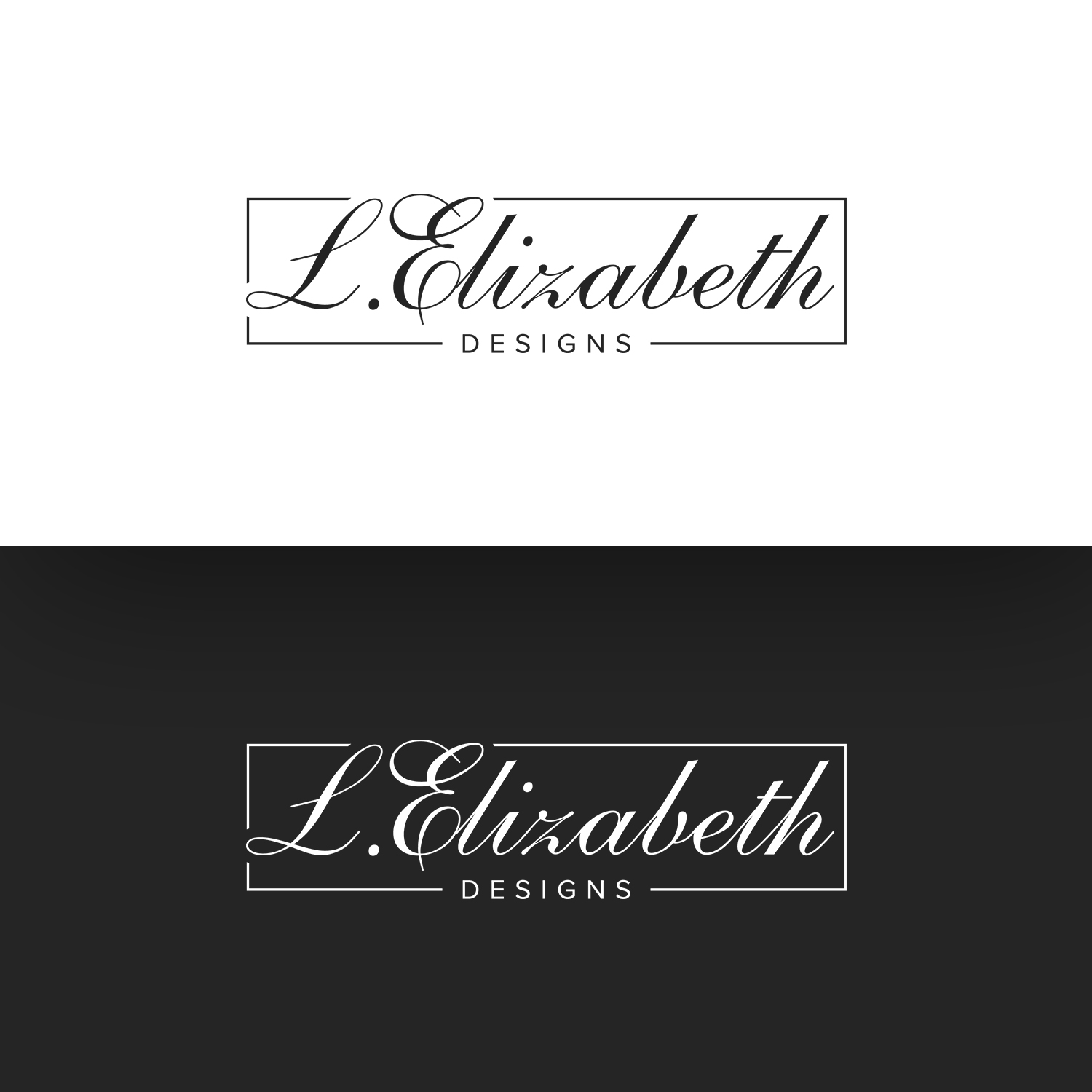 Logo Design by yhutomo for L. Elizabeth Designs, LLC | Design #22365929