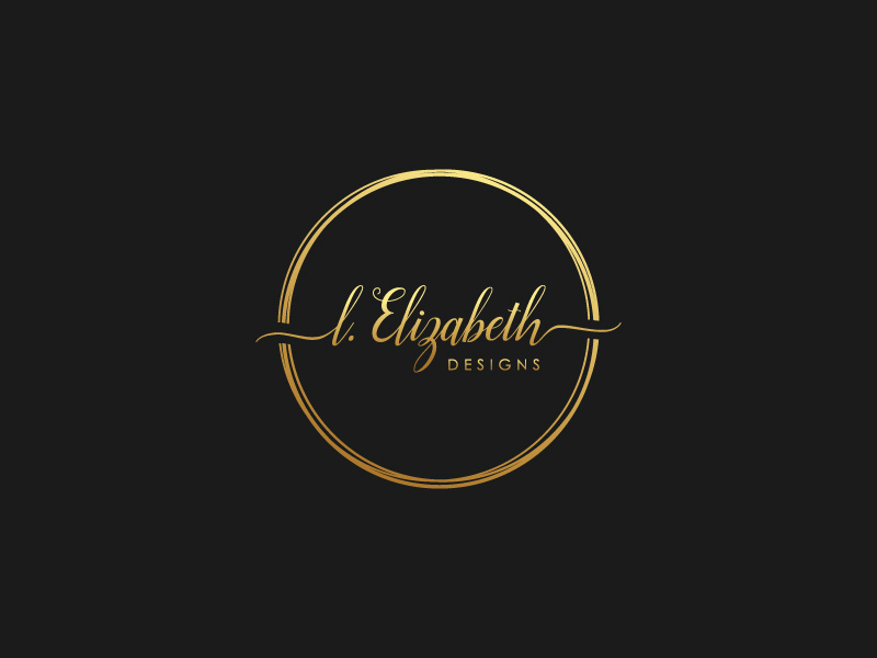Logo Design by Crowder for L. Elizabeth Designs, LLC | Design #22339740