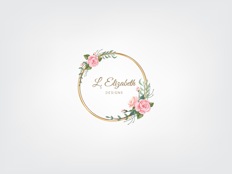 Logo Design by Crowder for L. Elizabeth Designs, LLC | Design #22339775