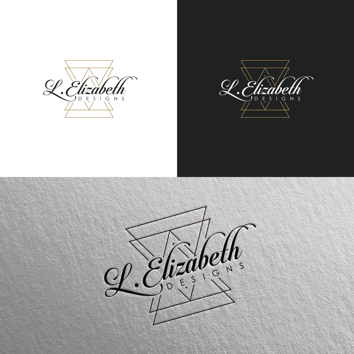 Logo Design by Rii for L. Elizabeth Designs, LLC | Design #22338503