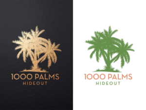 1000 Palms HideOut | Logo Design by ACK Design