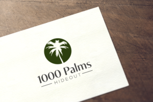 1000 Palms HideOut | Logo Design by CreativeBaba