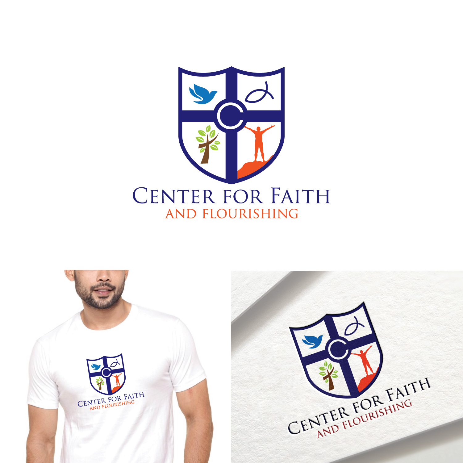 Logo Design by FourtuneDesign for Center for Faith & Flourishing | Design #22337560