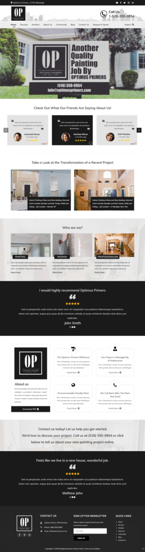 Web Design by pb for this project | Design: #22339962