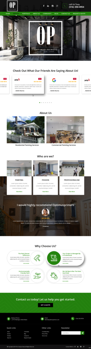 Web Design by pb for this project | Design: #22345366