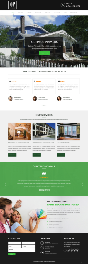 Web Design by pb for this project | Design: #22348911