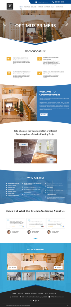 Web Design by pb for this project | Design: #22348912