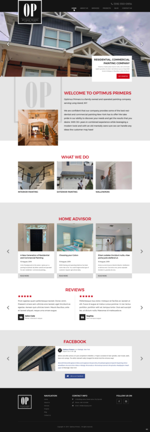 Web Design by pb for this project | Design: #22348913