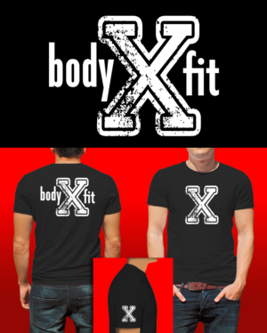 Fitness T-shirt Design for BodyFit X | T-shirt Design by Al Pech