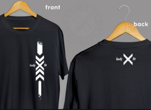 Fitness T-shirt Design for BodyFit X | Diseño de Camiseta por Val brito