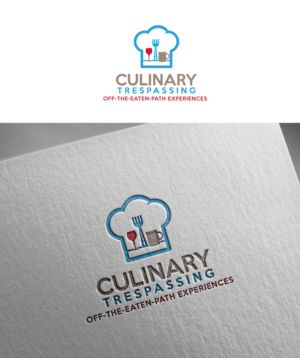 "Culinary Trespassing" with a tagline of "Off-the-eaten-path Experiences" | Logo Design by Graphic Bricks