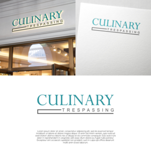 "Culinary Trespassing" with a tagline of "Off-the-eaten-path Experiences" | Logo Design by laba tiada henti