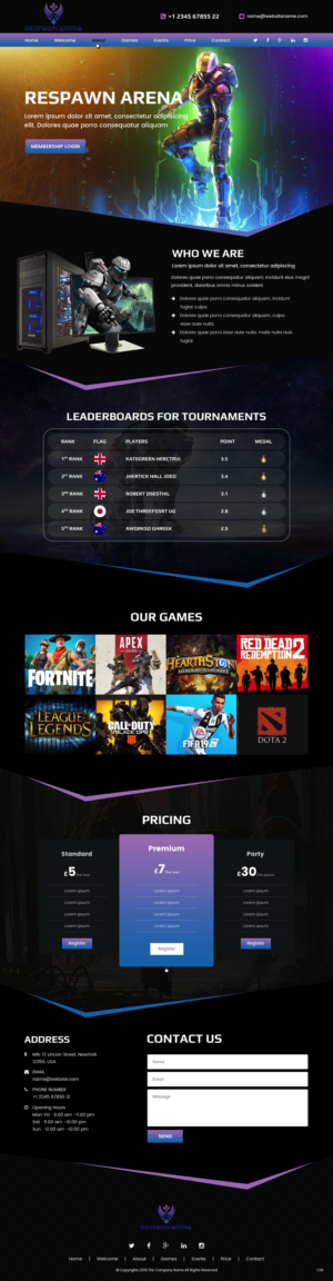 Web Design par pb pour ce projet | Design : #22348933