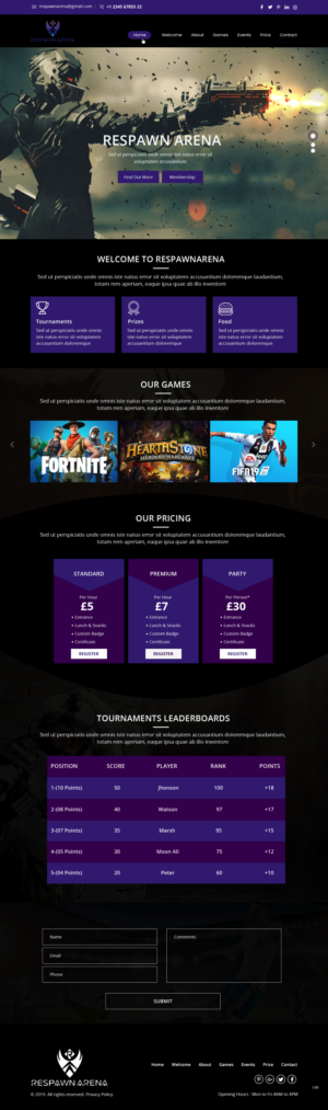 Web Design by pb for this project | Design: #22355173