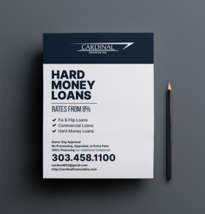 Cardinal Financial Hard Money Lender | Diseño de Flyer por JK18