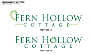 Fern Hollow Cottage  | Logo Design by Kim Ji