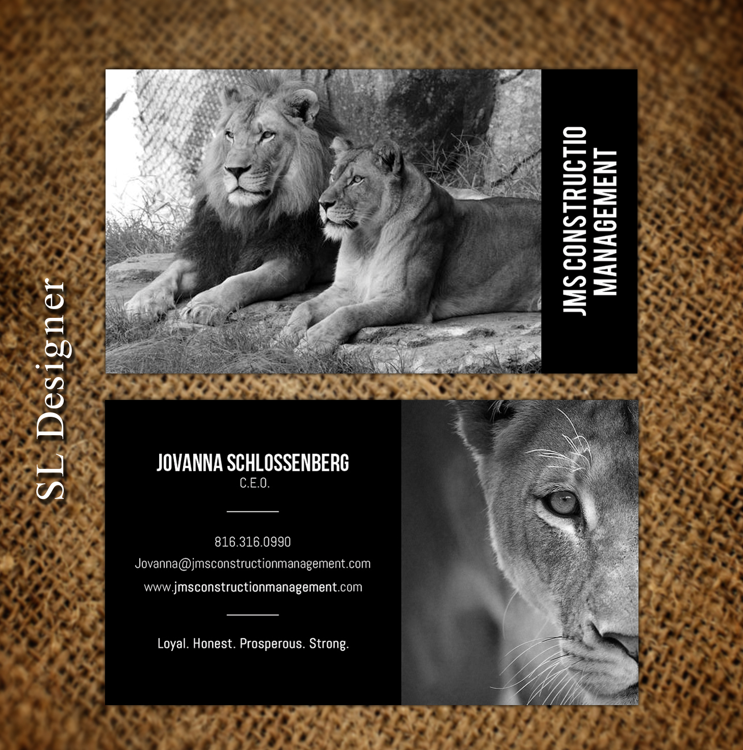 Diseño de Tarjeta de Presentación por SL Designer para Twoknewcomers | Diseño #22344615