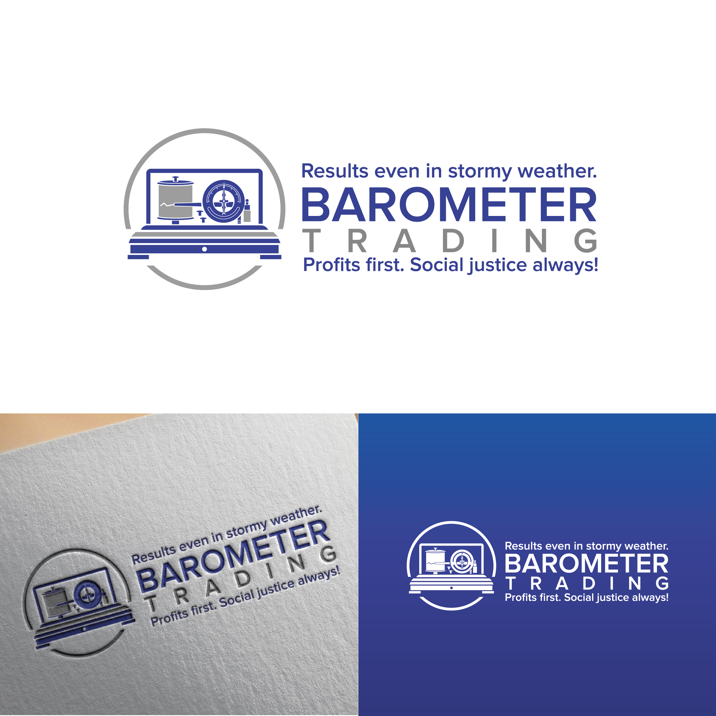 Logo Design by Anton for Barometer Trading, LLC | Design #22356089