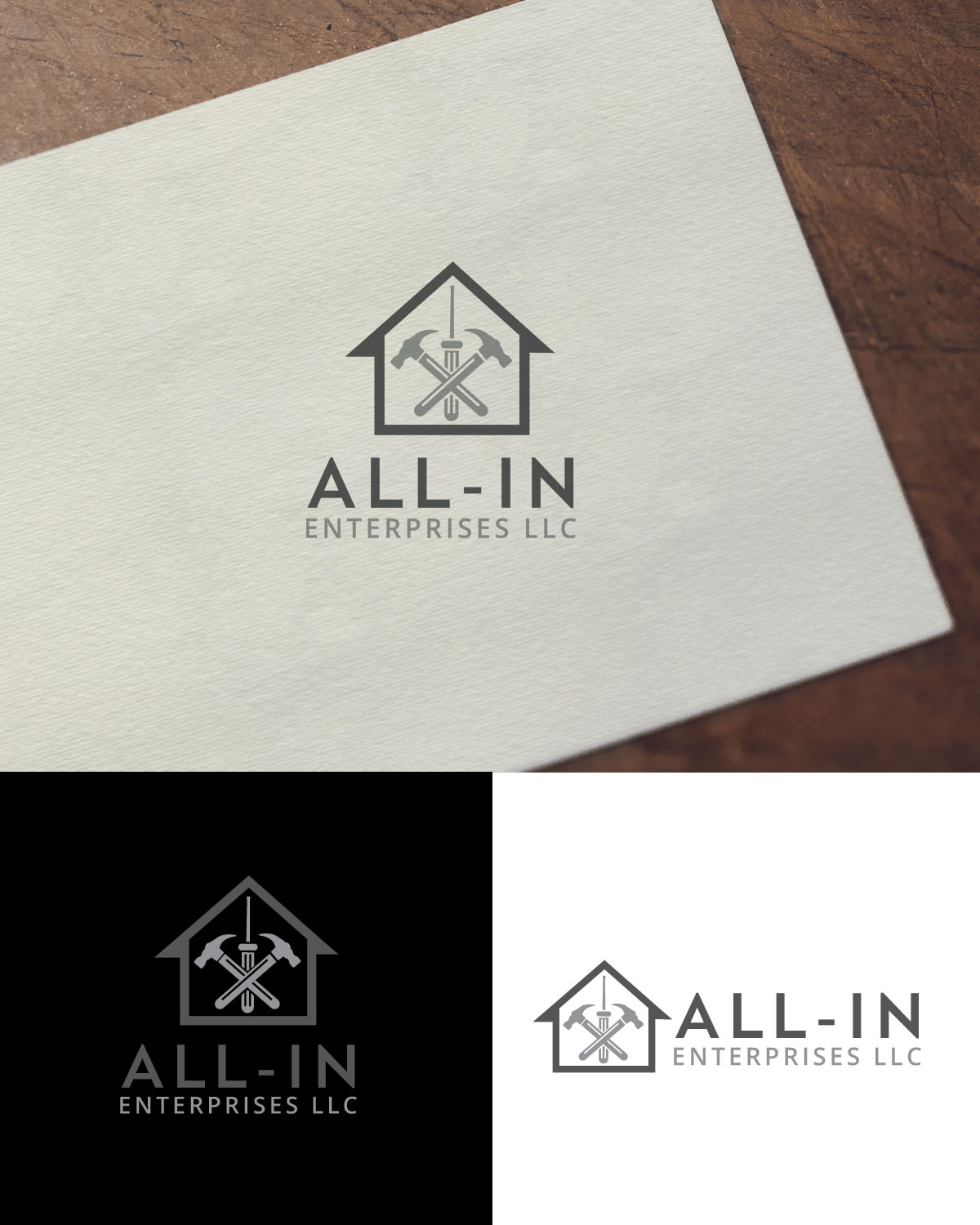 Logo Design by k.l.s.chatterjee 2 for All-In Enterprises LLC | Design #22358932