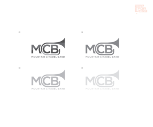 MCB or Mountain Citadel Band | Logo Design by step forward 2