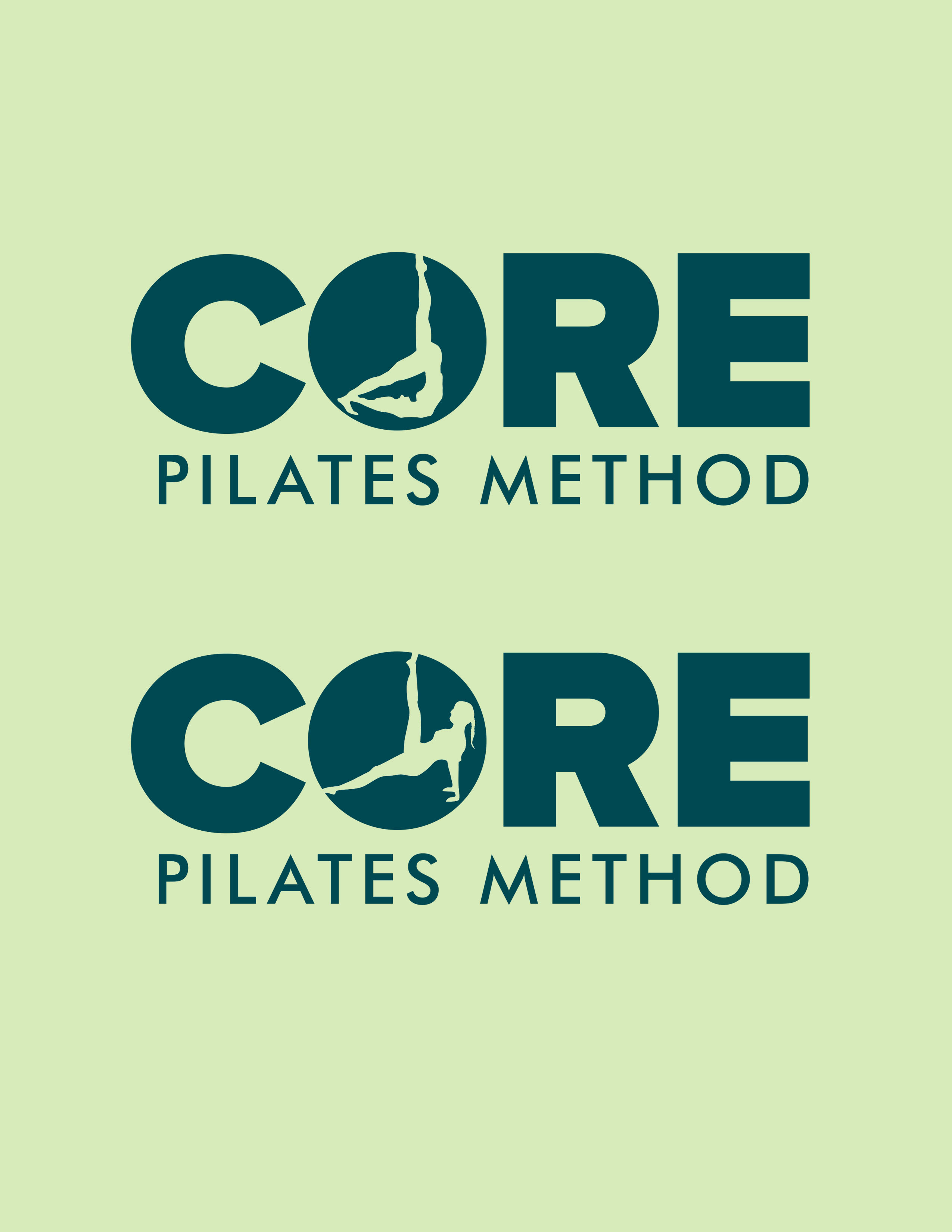 Logo Design by Happy Creatives for Core Pilates Method, LLC | Design #22379417