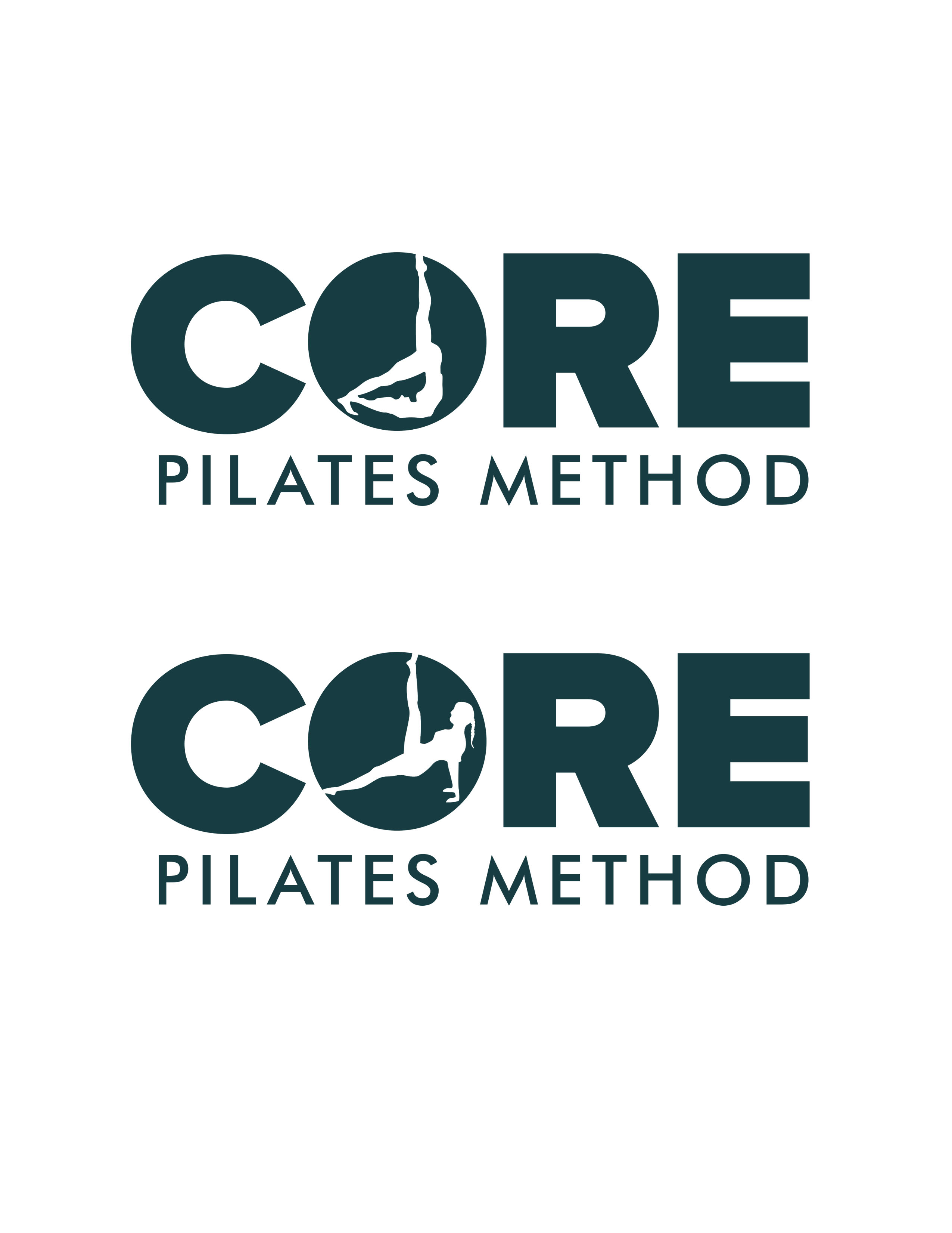 Logo-Design von Happy Creatives für Core Pilates Method, LLC | Design #22379919