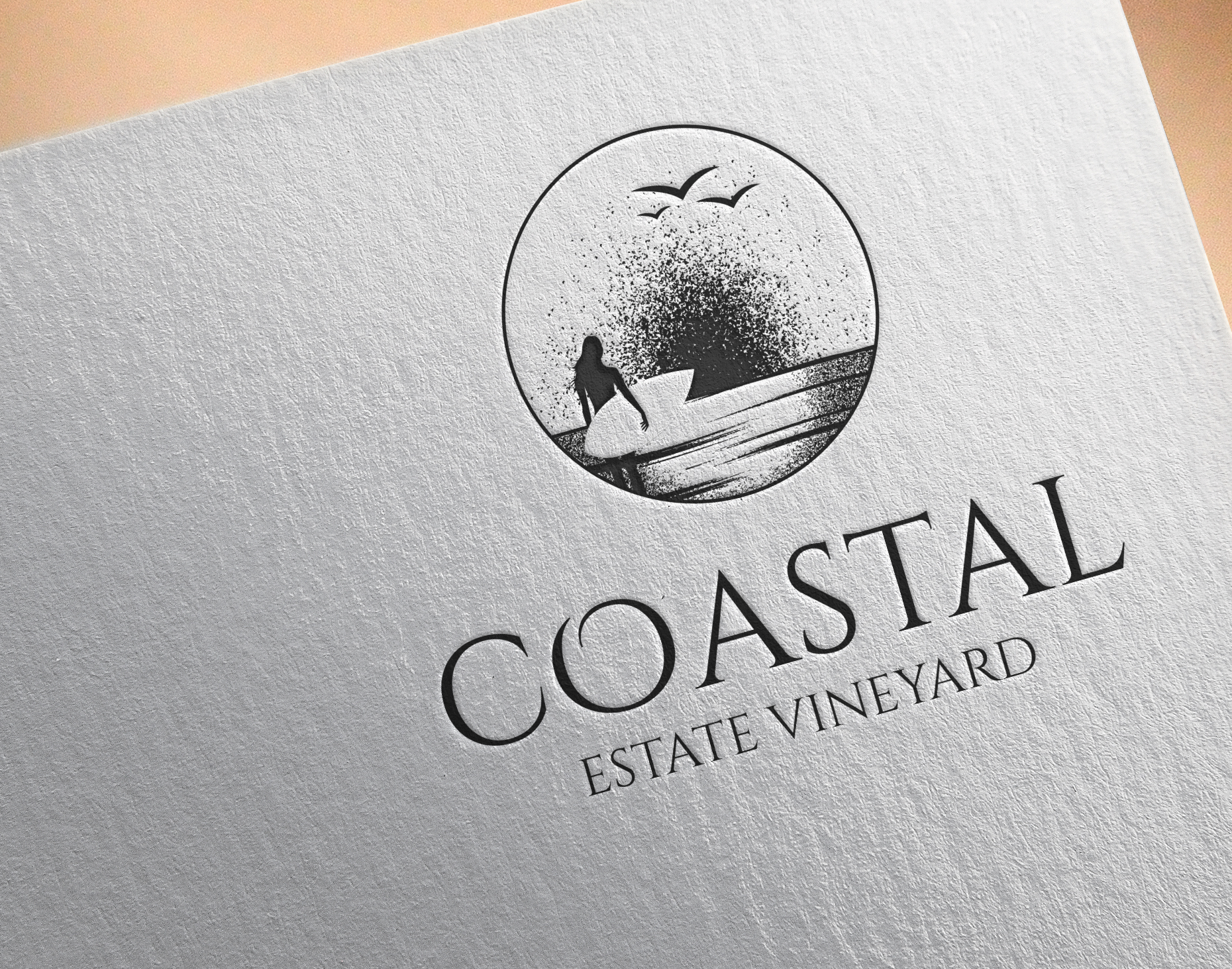Logo Design by lionx for Coastal Estate Vineyard | Design #22362740