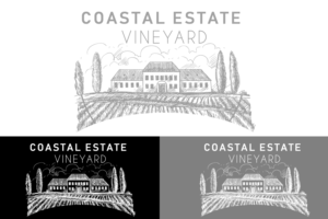 Logo Design by JessZausaMasula for Coastal Estate Vineyard | Design #22353481