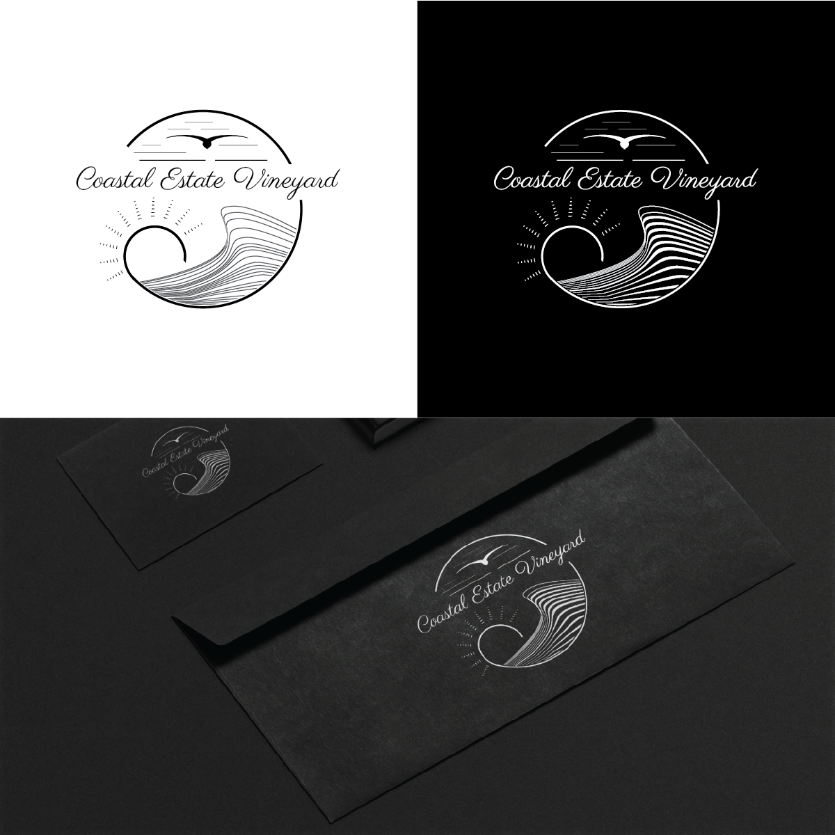 Logo Design by tomwoski for Coastal Estate Vineyard | Design #22357578