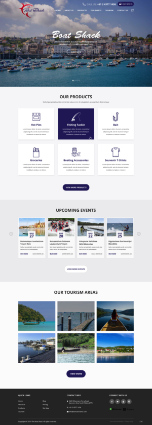 Web Design by pb for Hawkesbury River Charter | Design: #22354952