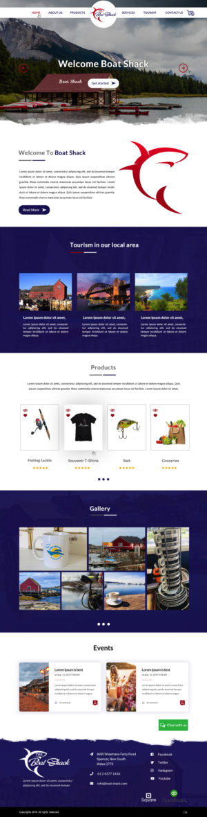 Web Design by pb for Hawkesbury River Charter | Design: #22354962