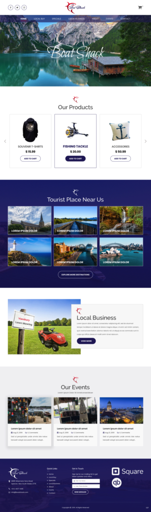 Web Design by pb for Hawkesbury River Charter | Design: #22361206
