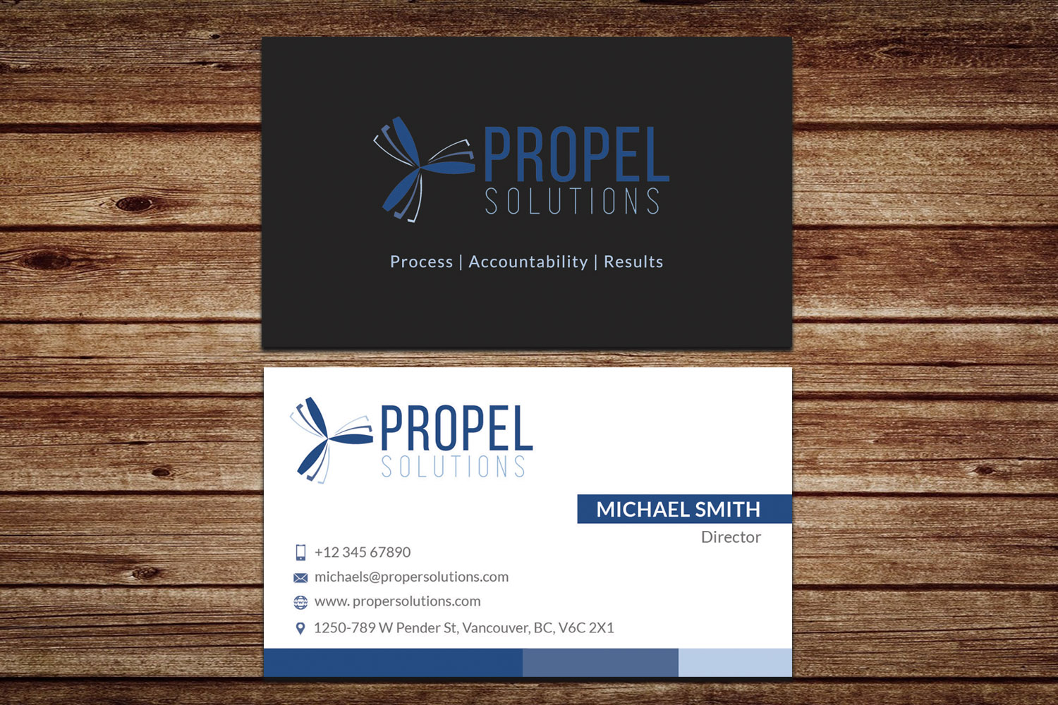 Visitenkarten-Design von Sarah Haroon für dieses Projekt | Design #22364982