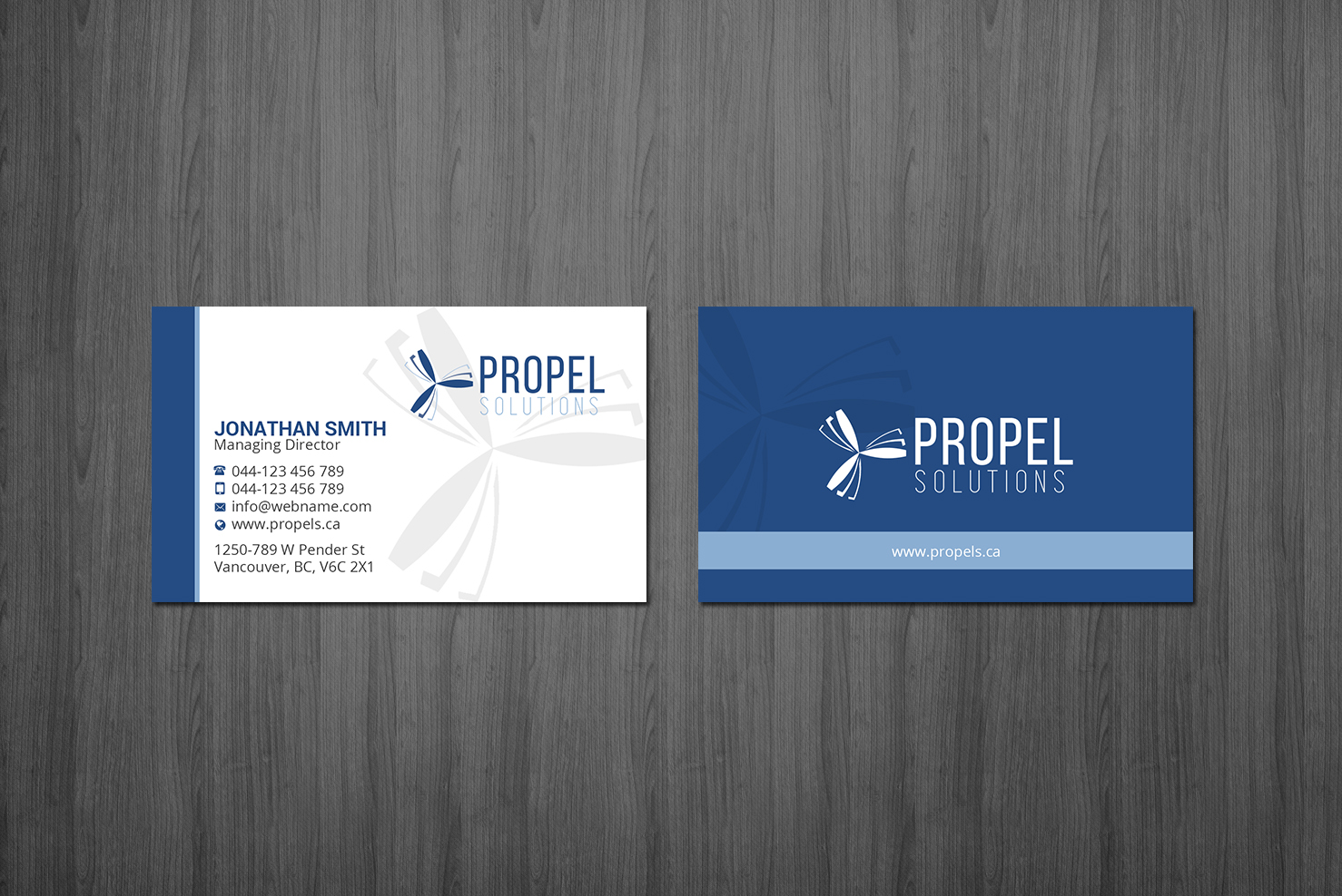 Business Card Design by Creations Box 2015 for this project | Design #22354881