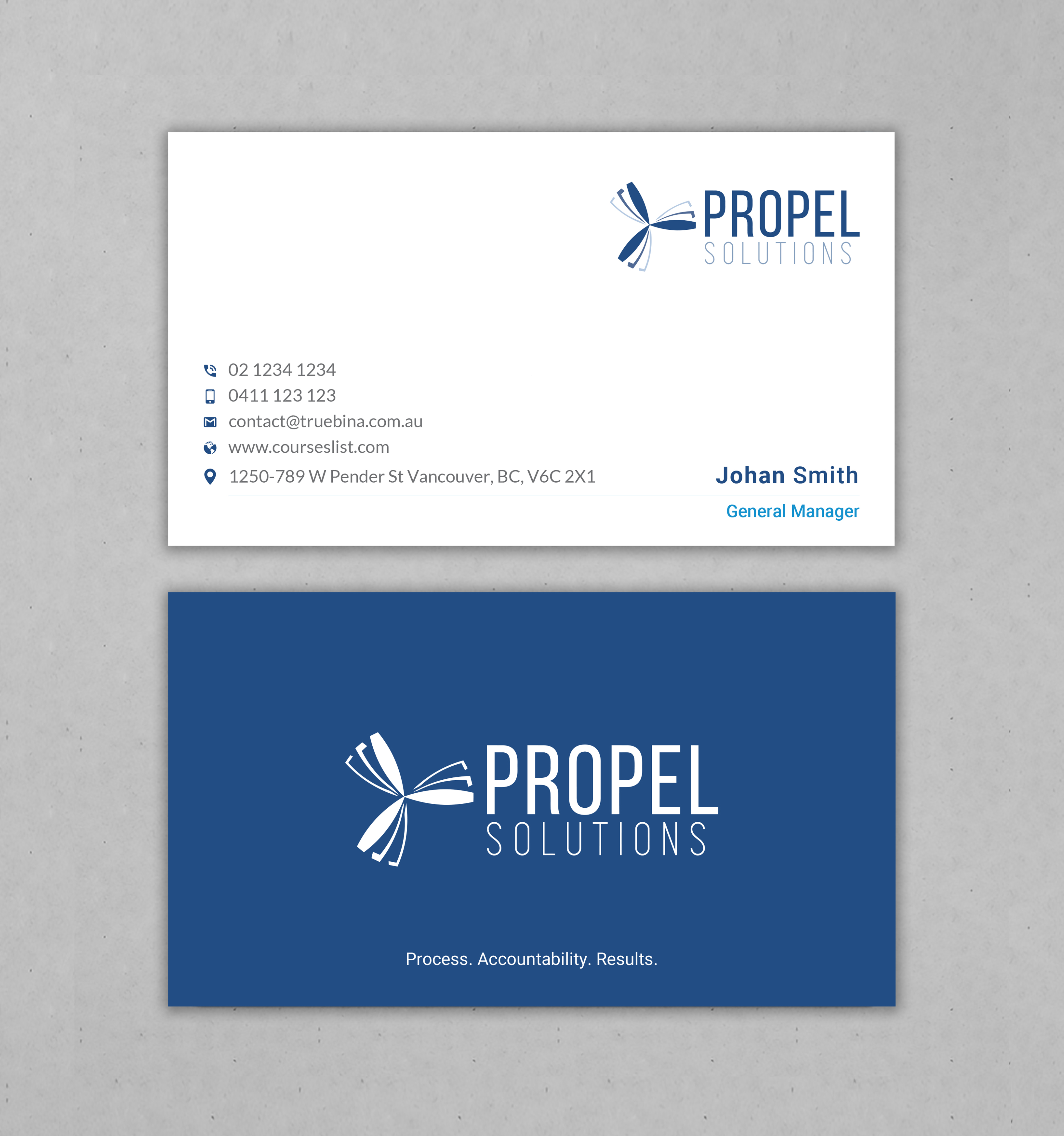 Business Card Design by Uttom 2 for this project | Design #22376604