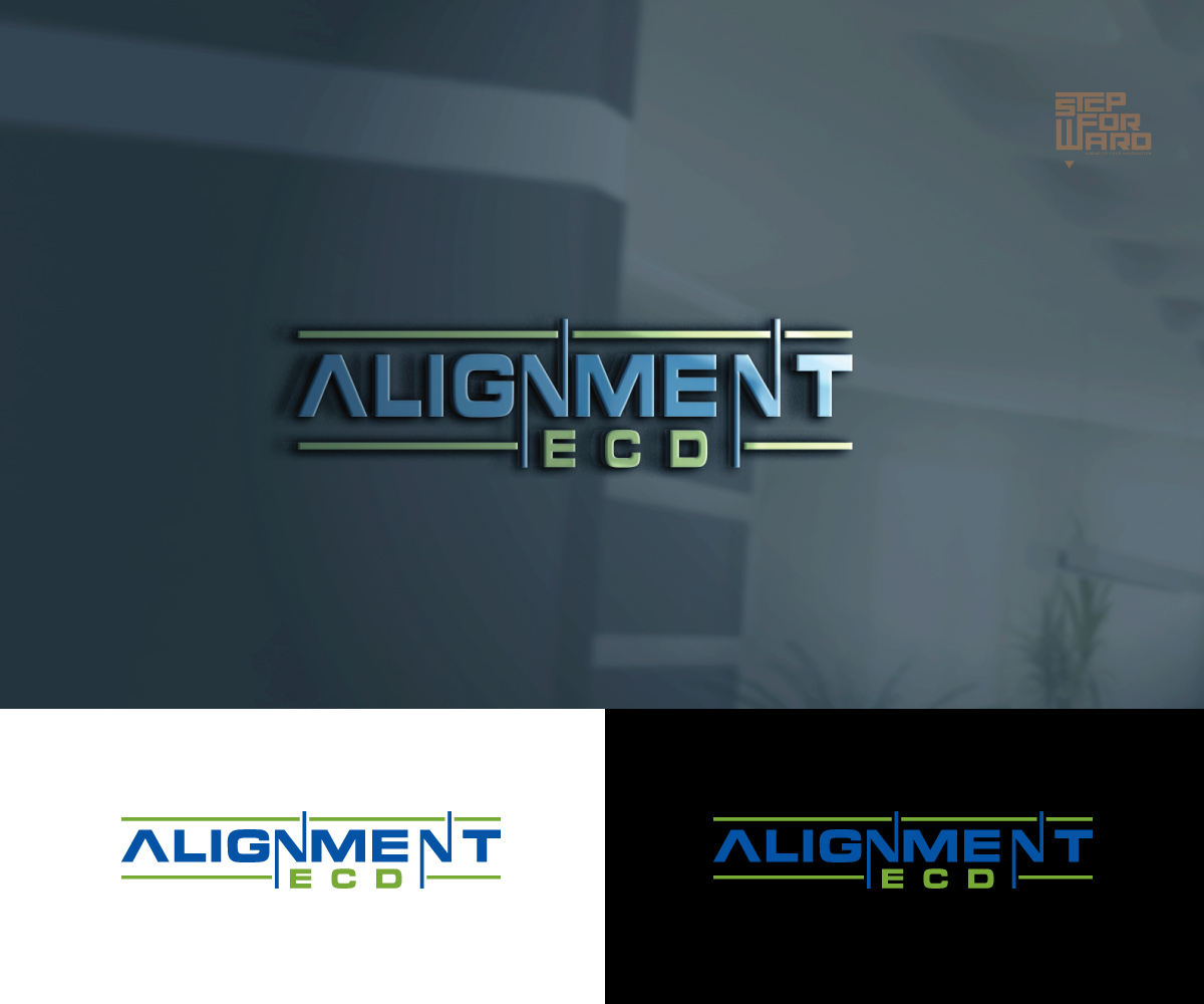 Logo Design by step forward 2 for Alignment ECD | Design #22351238