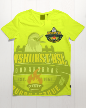 Please see the example attached. Must include, Penshurst RSL, Kookaburras, Rugby League and Est 1961e | Logo Design by banto212