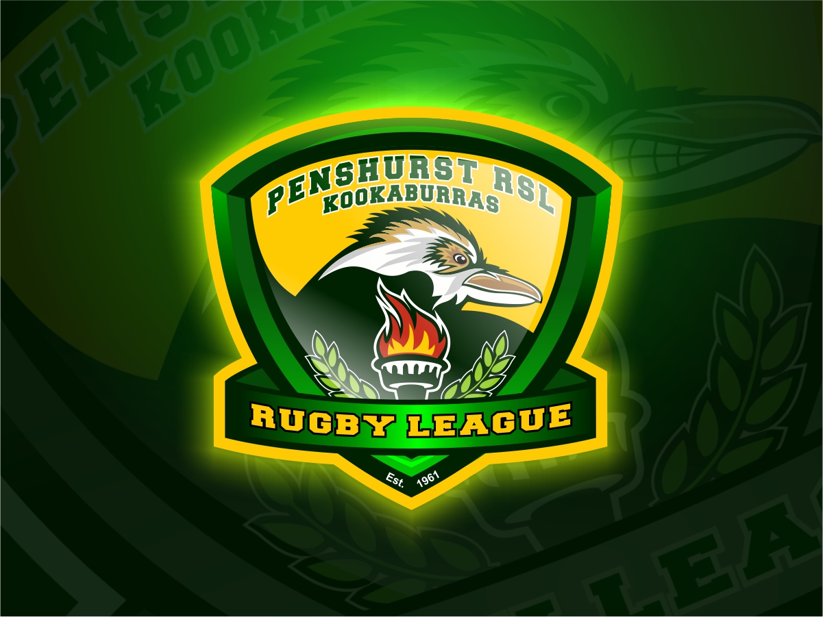 Logo Design by kokoriko for Penshurst RSL Kookaburras Rugby League Club | Design: #22360367