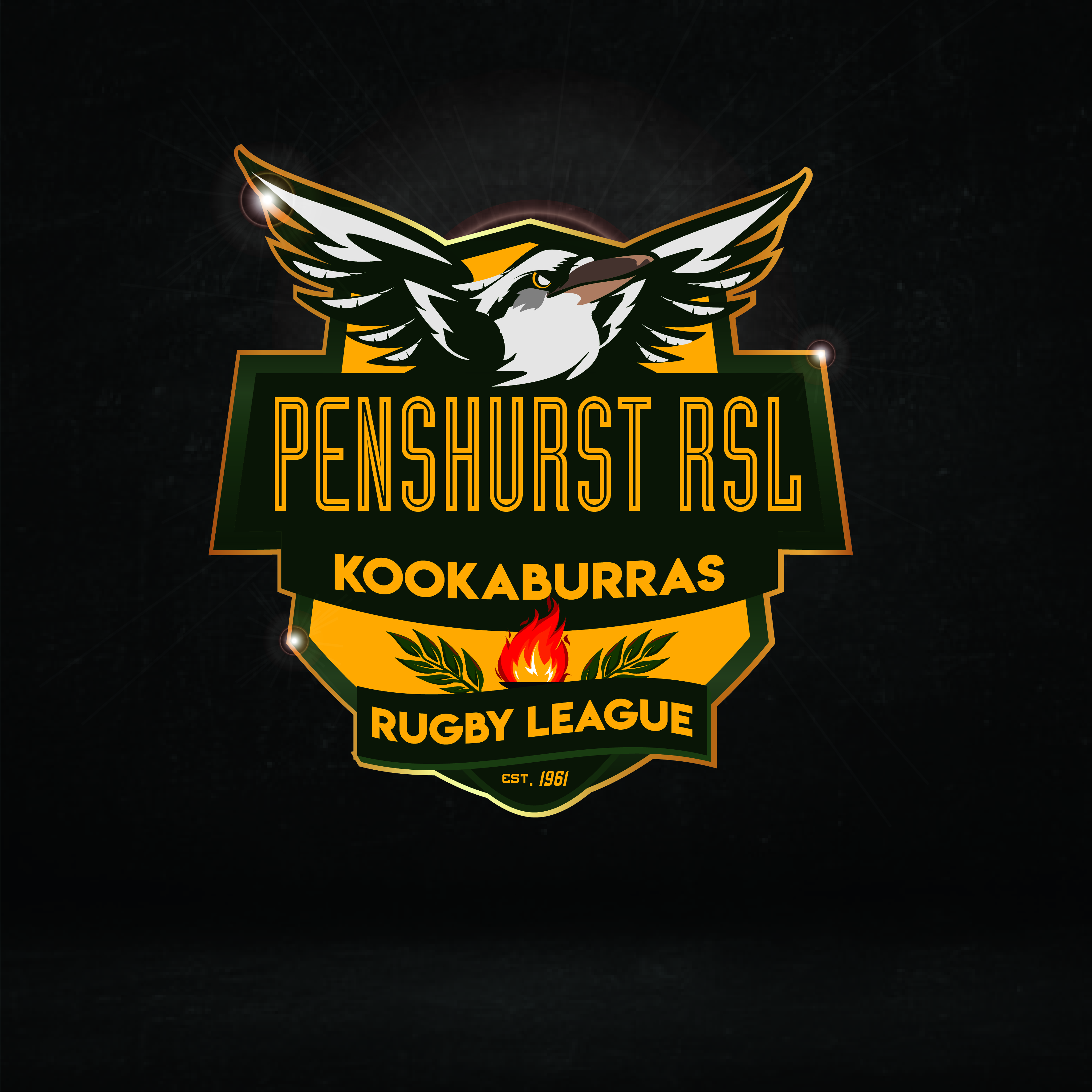 Logo Design by Gabriel T. Marques for Penshurst RSL Kookaburras Rugby League Club | Design #22366666