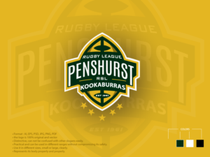 Logo Design by faouzibouyattar for Penshurst RSL Kookaburras Rugby League Club | Design: #22371250