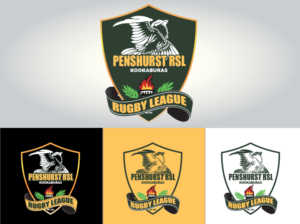 Logo Design by Design Republic for Penshurst RSL Kookaburras Rugby League Club | Design: #22364076