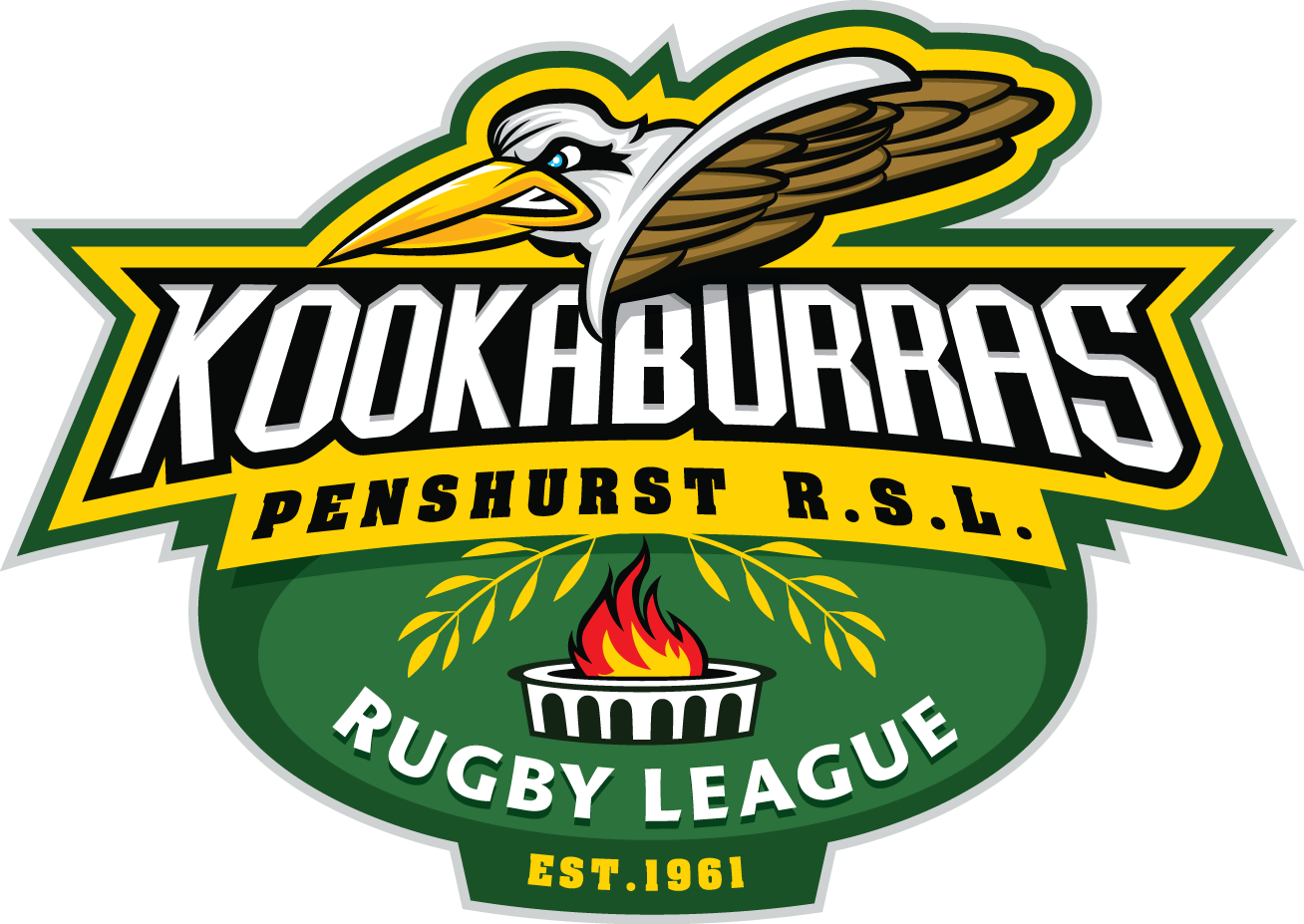 Logo Design by Sauher for Penshurst RSL Kookaburras Rugby League Club | Design #22356029